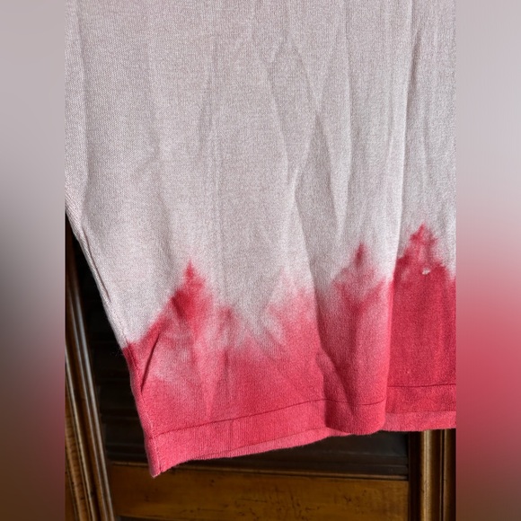 Happy Sheep Dolmen- Batwing style Sweater SIZE Large Ombré light Pink Mauve - Picture 6 of 8